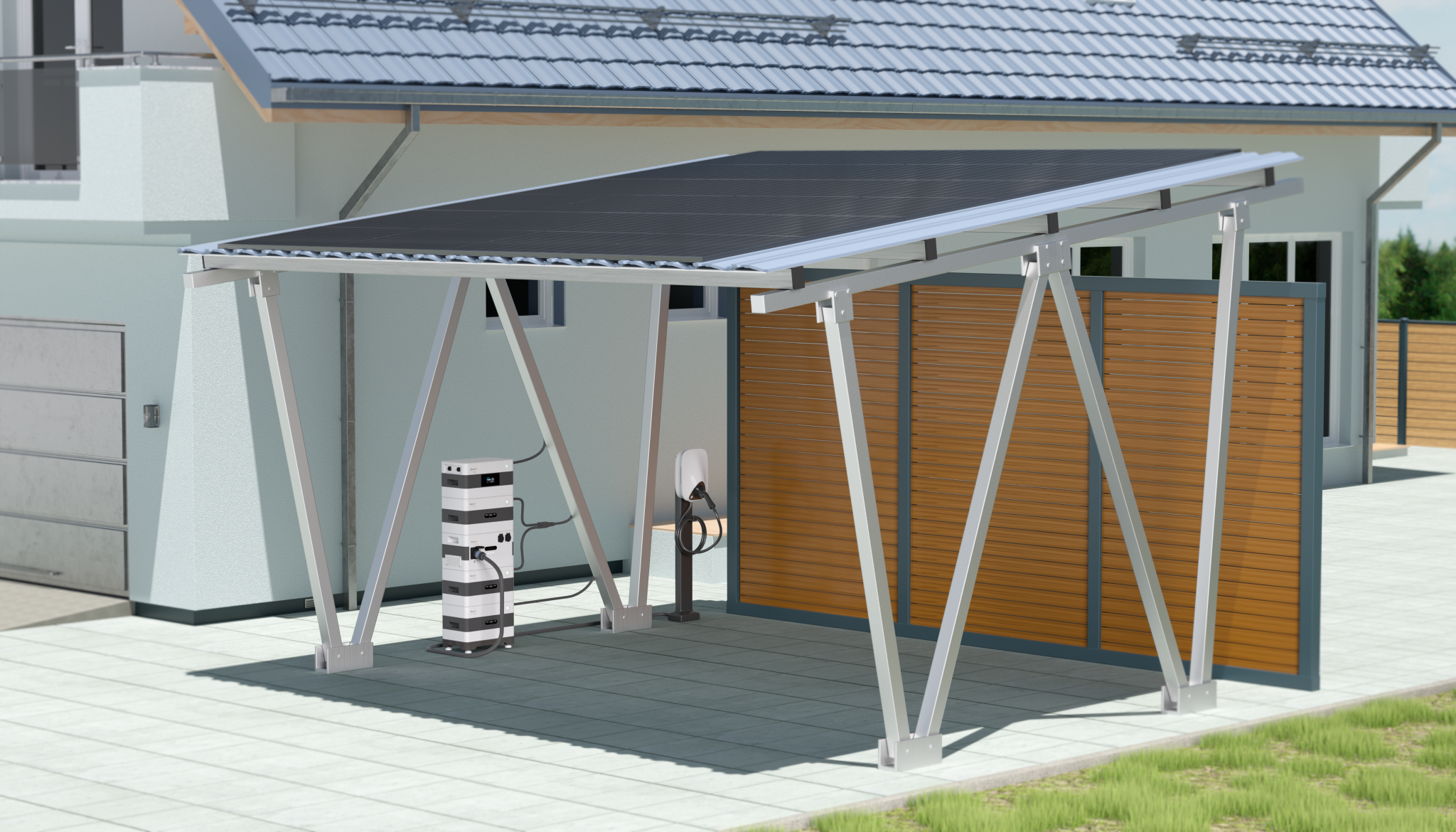 SunLit TWIN Solarcarport