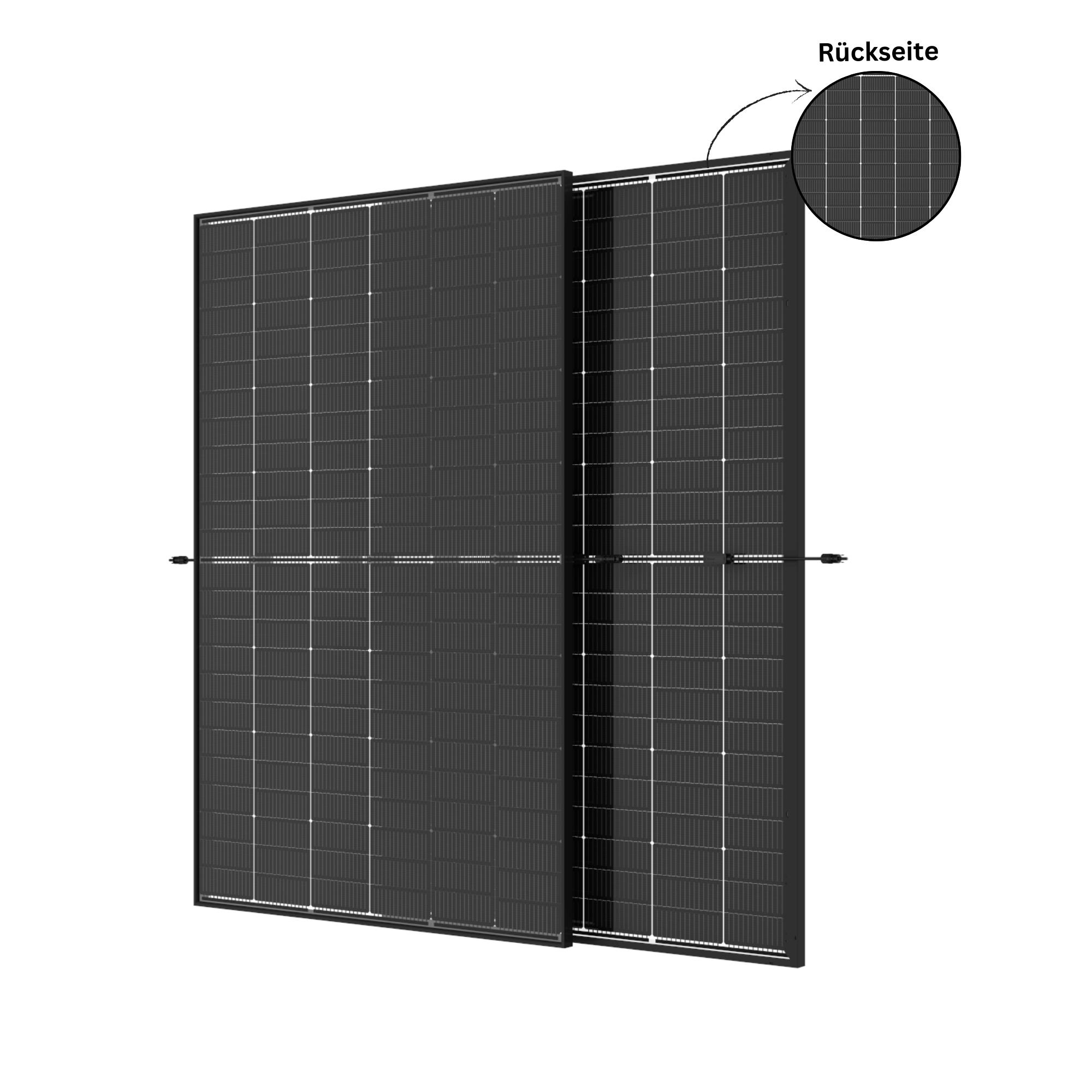 Solarmodul 435Wp Trina Solar Vertex S+ TSM-NEG9RC.27 Doppelglas Rückseite