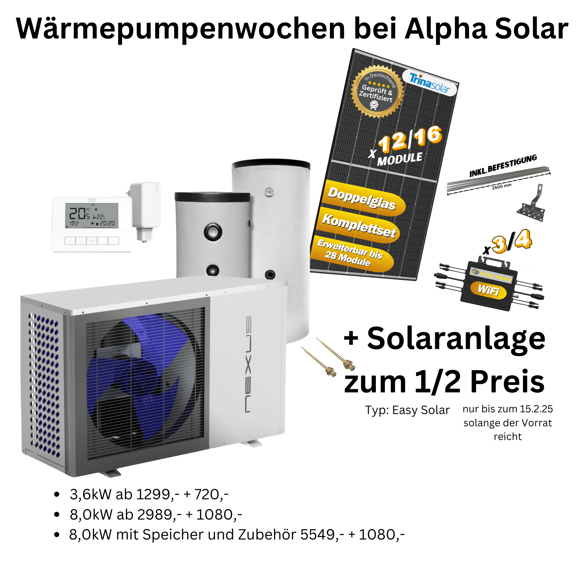 Wärmepumpe NEXUS M8 EVI Set 1