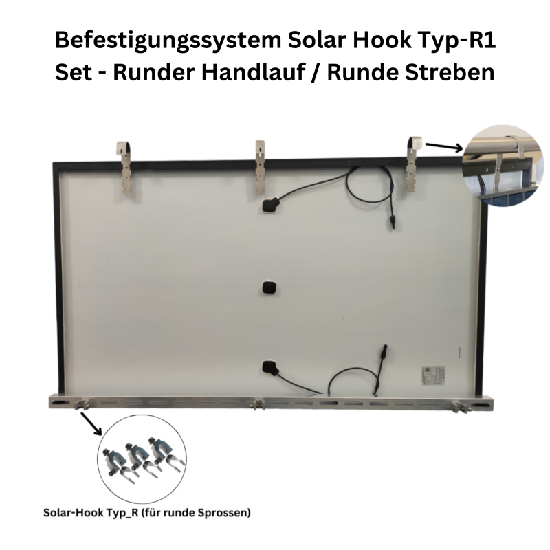 Befestigungssystem Solar Hook