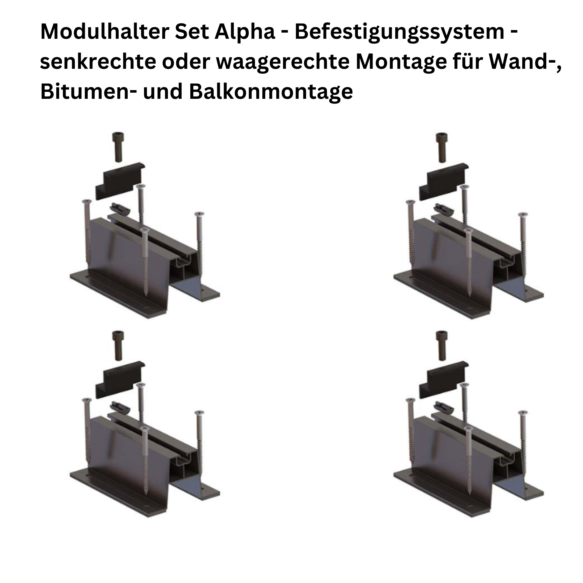 Modulhalter-Set Alpha 30mm